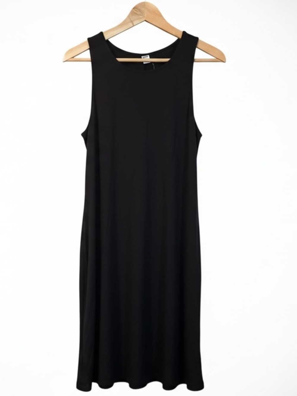 Old Navy Classic Black Sleeveless Midi Tank Dress Medium NWT